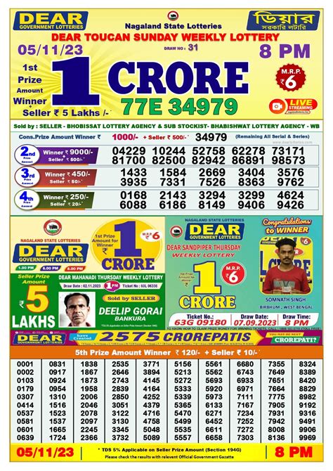 dear 500 monthly lottery result today 8pm